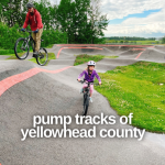 Find a series of awesome bike tracks in the Pump Tracks of Yellowhead County