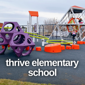 Thrive elementary school has a new inclusive playground in Edmonton.