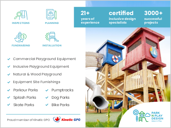 Park N Play Design proudly designs playgrounds in Alberta and beyond!