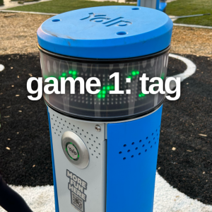 Edmonton Playgrounds shares how to play Tag on the Yalp Memo at Marquis Playground.