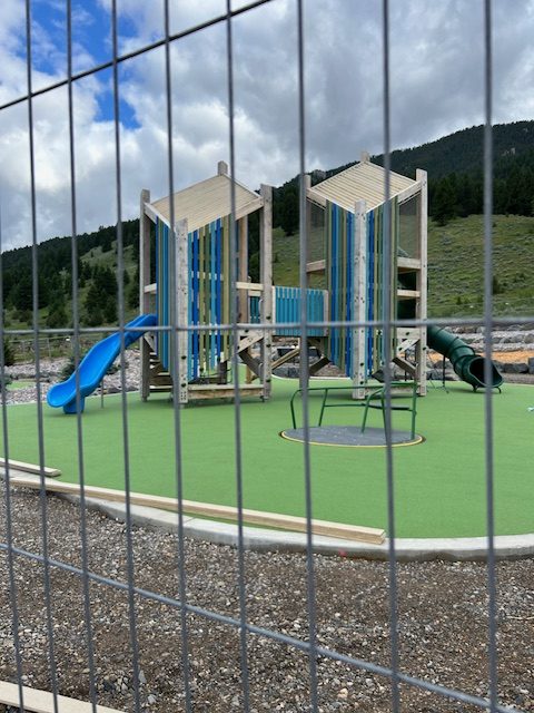 The Earthscape Play playground in Big Sky Montana