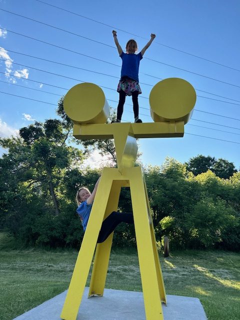 The Bozeman Sculpture Park was a cool place to explore! 