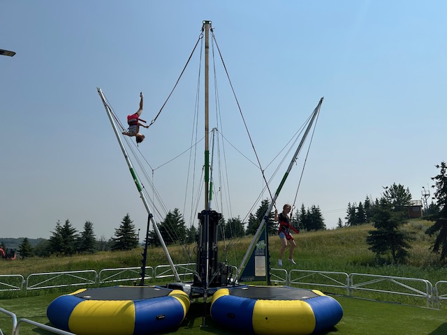 Canyon Bungee will tucker kids out!