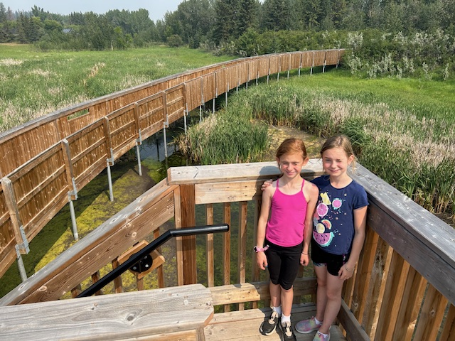 Explore the trails and lookout points at Gaetz lakes sanctuary