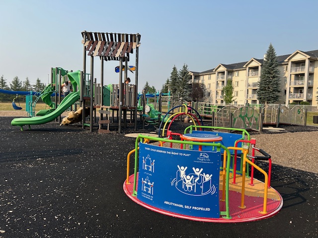 Mattie McCullough Elementary School has one of the best playgrounds in Red Deer