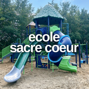 Ecole Sacre Coeur is a new playground in St. Albert