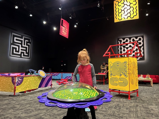 Mazes and Brain Games was one of our favourite feature exhibitions at TELUS World of Science Edmonton 