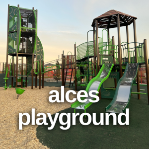Alces Playground is a new playground in Edmonton