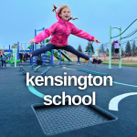 Kensington School playground is an inclusive playground in Edmonton.