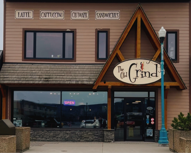 The Old Grind is a great spot for coffee, lunch and dessert in Hinton.