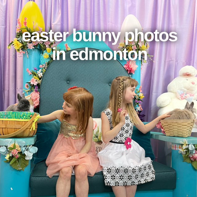 Edmonton Playgrounds Easter Bunny Photos in Edmonton 1