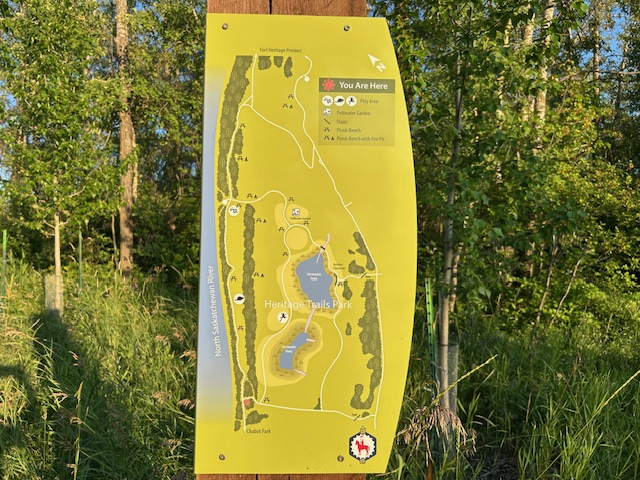 There are maps posted around Heritage Trails Park to help you find the critters and other features of the park.