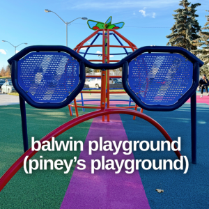 Balwin Playground, also known as Piney's Playground, is home to the Edmonton Arts Council's 300th piece of public art!