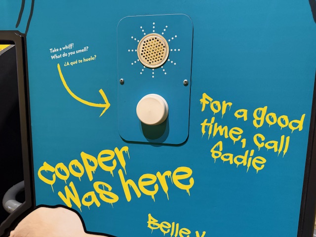 Press the button and take a whiff, if you dare!