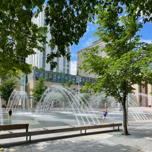 Edmonton Playgrounds Best Spring Festivals in Edmonton Splash Day Churchill Square
