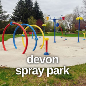 Edmonton Playgrounds spray parks Devon spray park