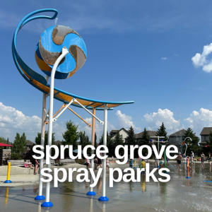Edmonton Playgrounds spray parks spruce Grove spray park